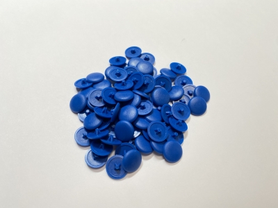 Cache vis plastique cruciforme Ø12mm Bleu Gentiane 0859 ABET